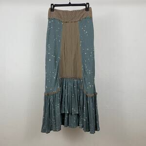 Free People Sun Bleached Skirt - Blue - Size 0